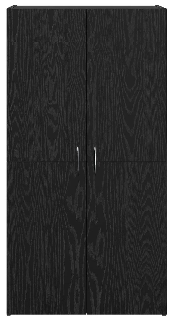 vidaXL Γραφείο Ντουλάπι Μαύρη δρυς 60 x 32 x 115 cm Επεξεργασμένο ξύλο