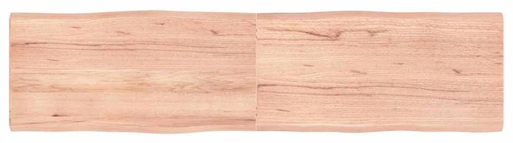 vidaXL Επιφ Τραπεζιού Αν Καφέ 160x40x(2-4)εκ.Ακατέργ. Μασίφ Ξύλο Δρυός