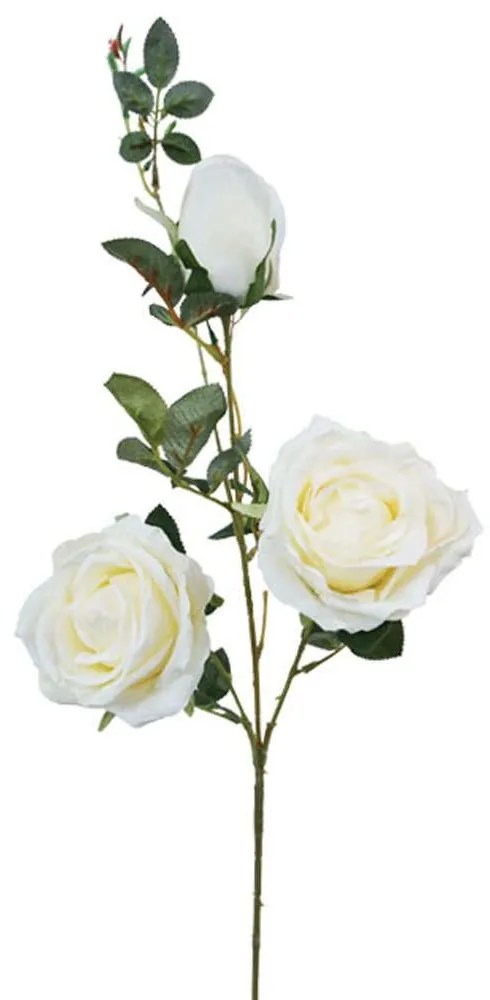 Τεχνητό Λουλούδι Τριαντάφυλλο 00-00-2761-1 96cm Champagne Marhome Synthetic