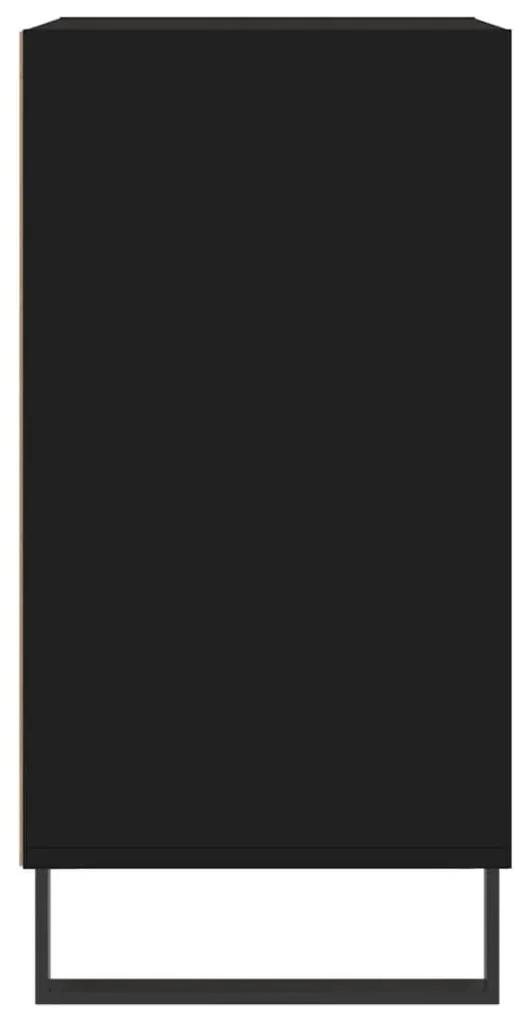 Ραφιέρα Μαύρη 57 x 35 x 70 εκ. από Επεξεργασμένο Ξύλο - Μαύρο