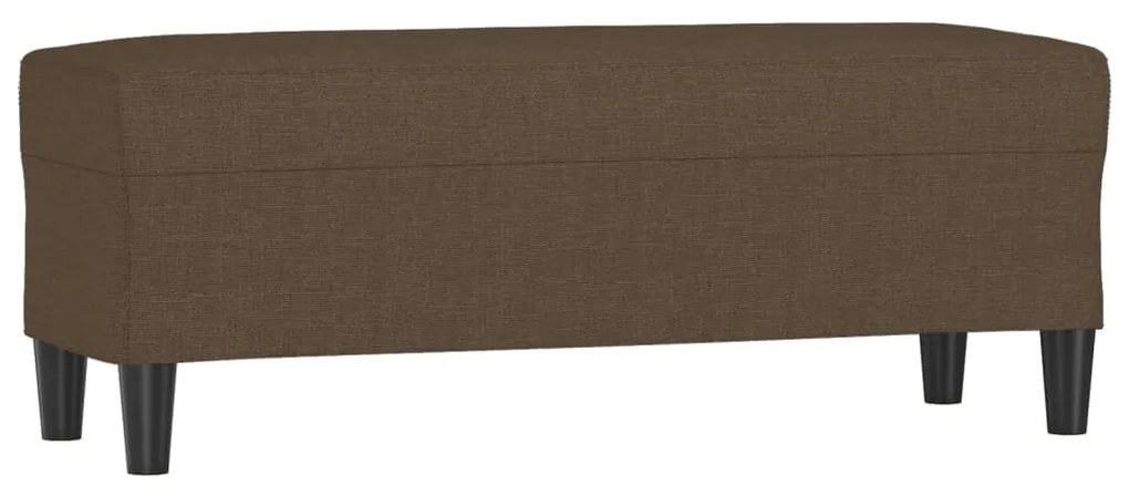 vidaXL Πάγκος Καφέ 100x35x41 εκ. Υφασμάτινος