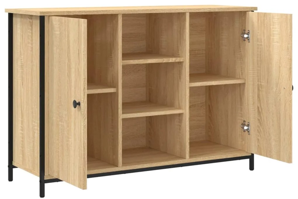 vidaXL Μπουφές Sonoma Δρυς 100 x 35 x 70 εκ. από Επεξεργασμένο Ξύλο