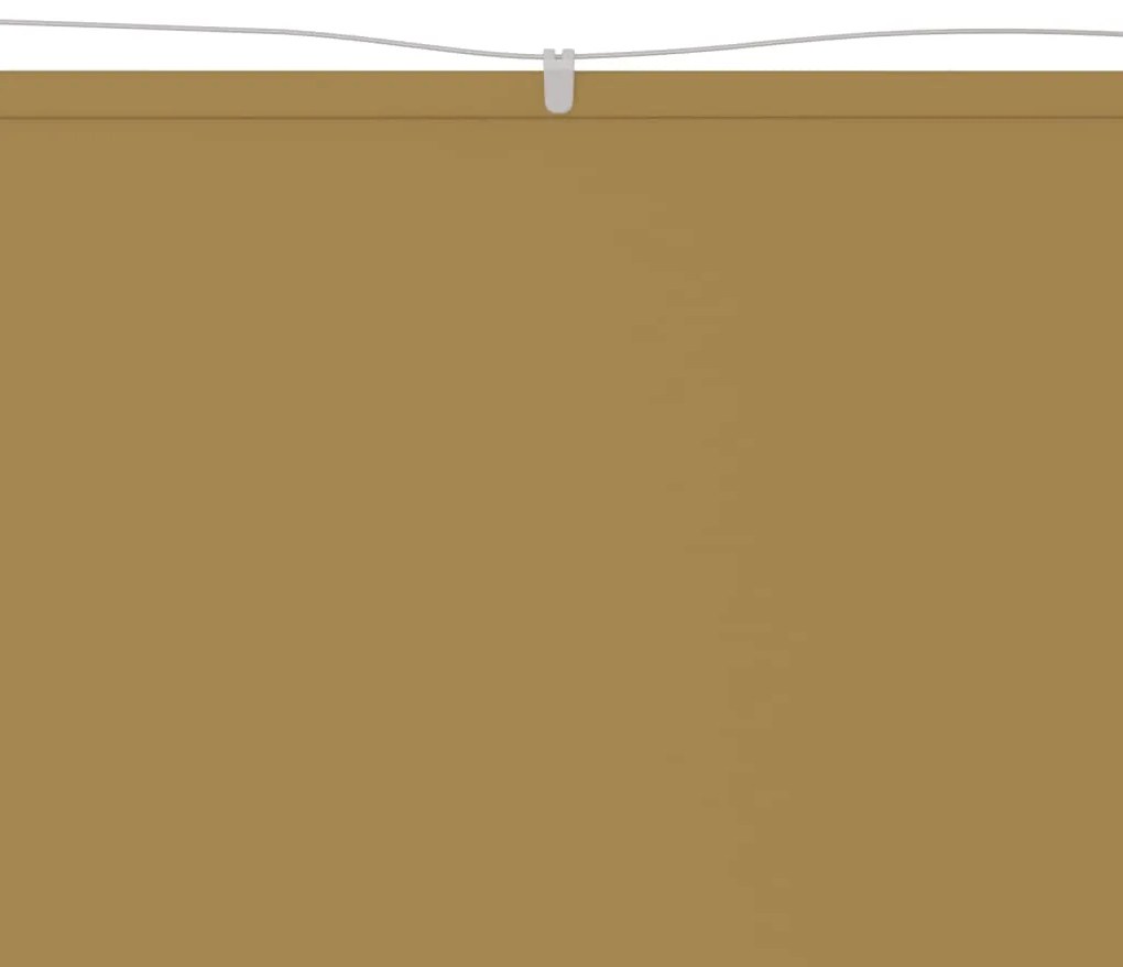 vidaXL Τέντα Κάθετη Μπεζ 140 x 1000 εκ. από Ύφασμα Oxford