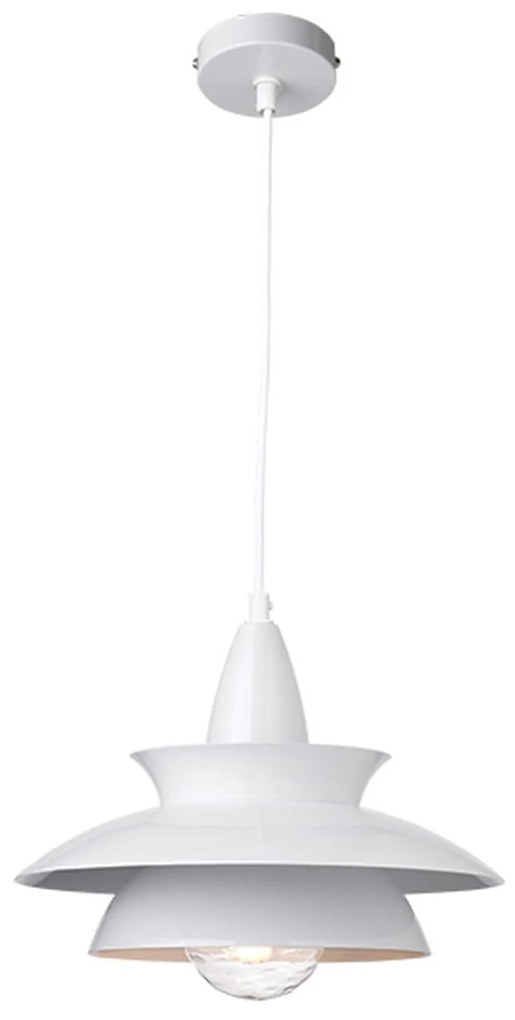 Φωτιστικό Οροφής KS07881PWH White Metal
