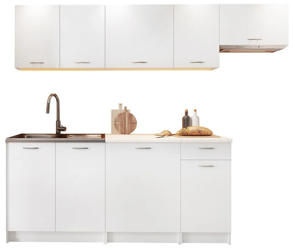 Σετ κουζίνας Trenton 105, 240x60cm, 118 kg, Πάγκος, Πλαστικοποιημένη μοριοσανίδα | Epipla1.gr