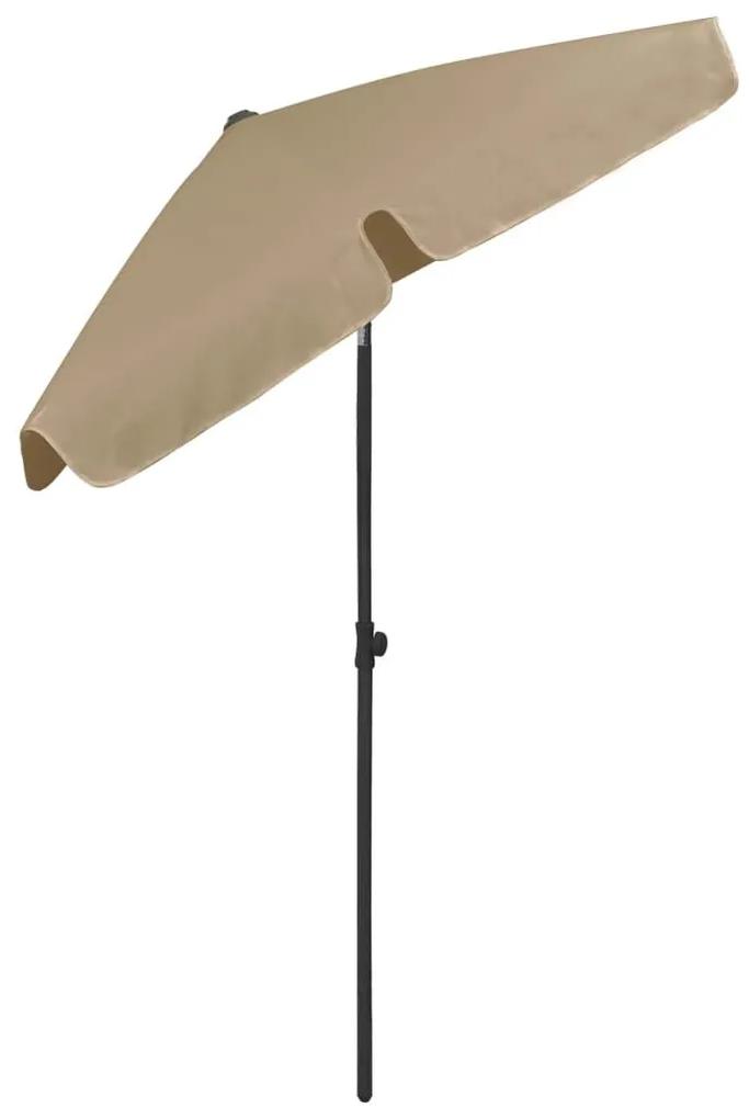 Ομπρέλα Θαλάσσης Taupe 180 x 120 εκ. - Μπεζ-Γκρι