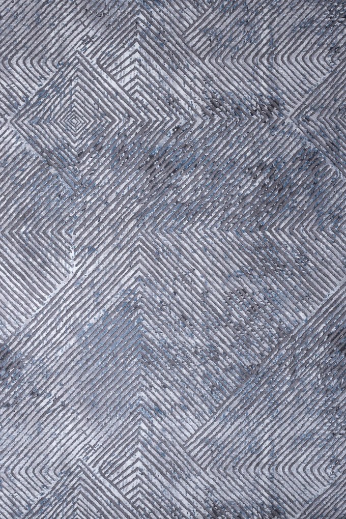 Γραμμικό χαλί γκρι μπλε Ostia 7100/953 &#8211; 250×300 cm Colore Colori 250X300 Γκρι, Μπλε