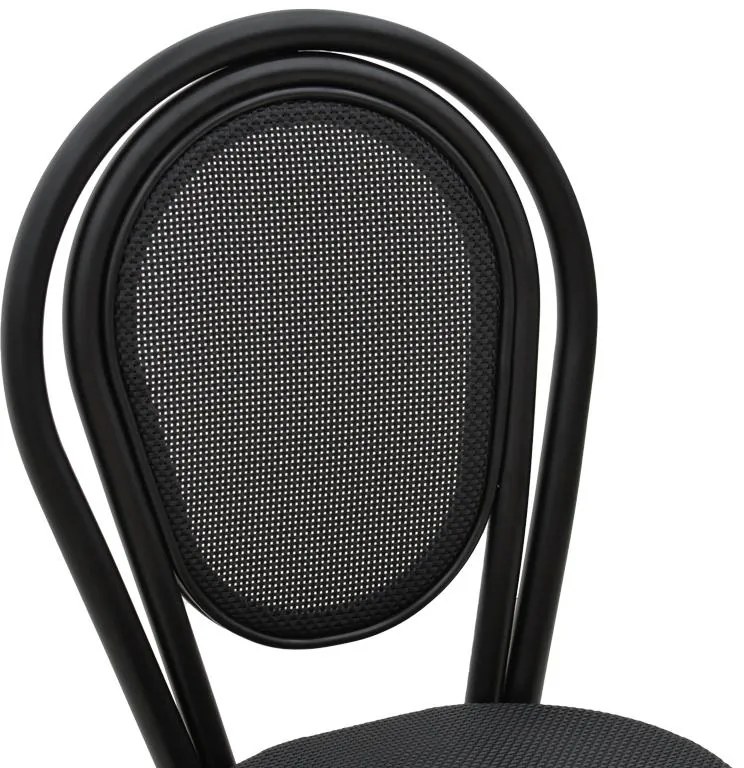 Καρέκλα Nacia  μαύρο αλουμίνιο-μαύρο textilene 45x59x85εκ 45x59x85 εκ.