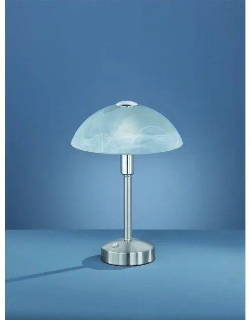 Επιτραπέζιο Φωτιστικό LED 4,5W Dimmer Αλάβαστρο Donna Trio Lighting-525790107-Νίκελ Ματ 525790107