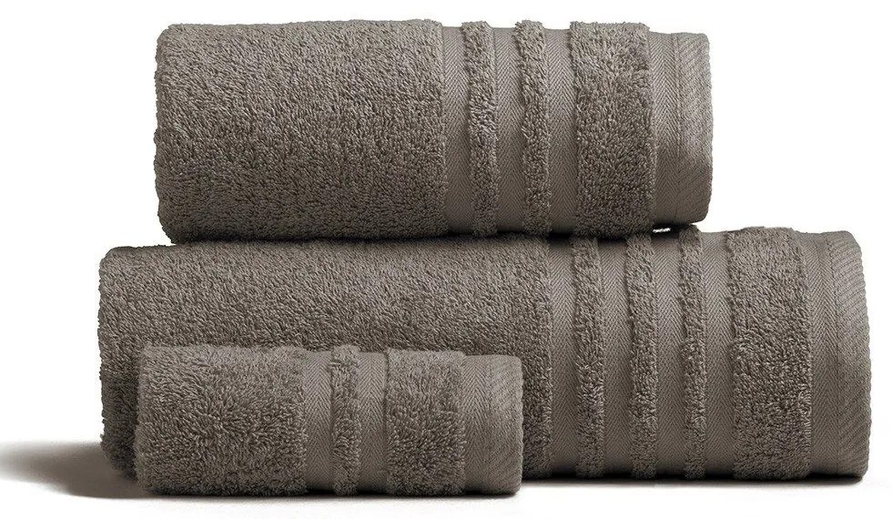 Πετσέτες Premio (Σετ 3τμχ) Brown Melinen Σετ Πετσέτες 80x150cm 100% Cotton