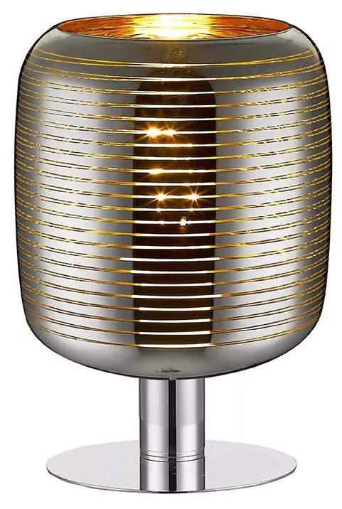 Φωτιστικό Επιτραπέζιο Lucide 70583-01-11 ERYN Χρώμιο (Chrome)|Χρυσό Χρώμα (Gold Coloured)