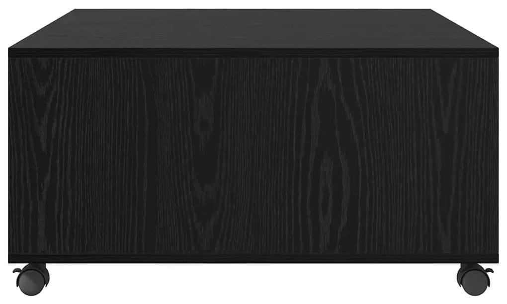 vidaXL Τραπεζάκι σαλονιού Μαύρη δρυς 75 x 75 x 38 cm