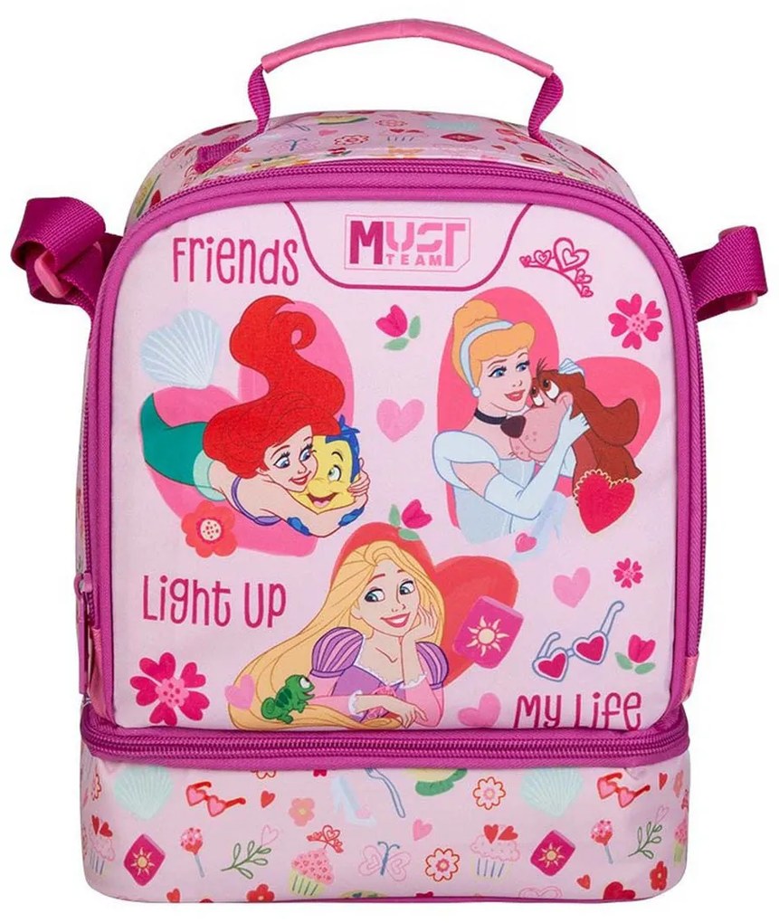 Ισοθερμική Τσάντα Φαγητού (22x16x28) Must Princess Friends Light Up My Life 000565054