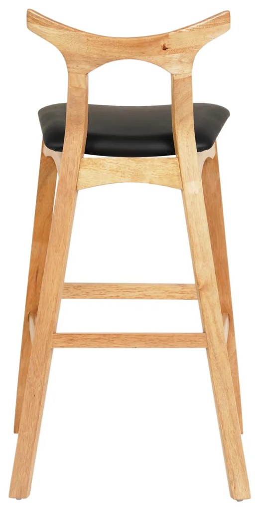 ΣΚΑΜΠΟ ΜΠΑΡ USOPP  RUBBERWOOD ΣΕ ΟΑΚ-ΜΑΥΡΟ PU 43x41x100Υεκ.