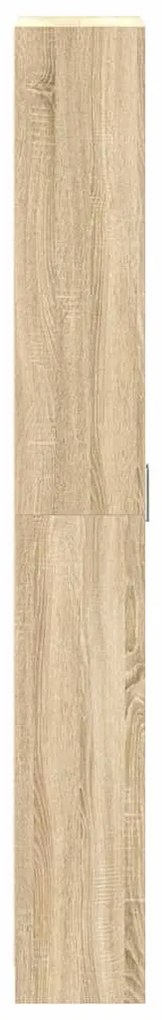 vidaXL Ντουλάπι Sonoma Δρυς 55 x 25 x 189 εκ. Επεξεργασμένο ξύλο