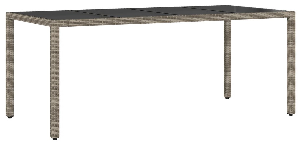vidaXL Σετ Τραπεζαρίας Κήπου 7 pcs Γκρι 190 x 90 x 75 cm