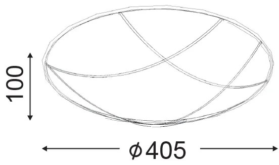 ΠΛΑΦΟΝΙΕΡΑ ΜΕΤΑΛΛΙΚΗ ΜΑΥΡΟ - ΧΡΥΣΟ Φ40CM 3XE27 MINOS - DLA7193 - DLA7193