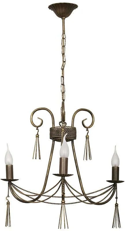 Φωτιστικό Οροφής Twist III 2764 Brown-Gold Nowodvorski Metal