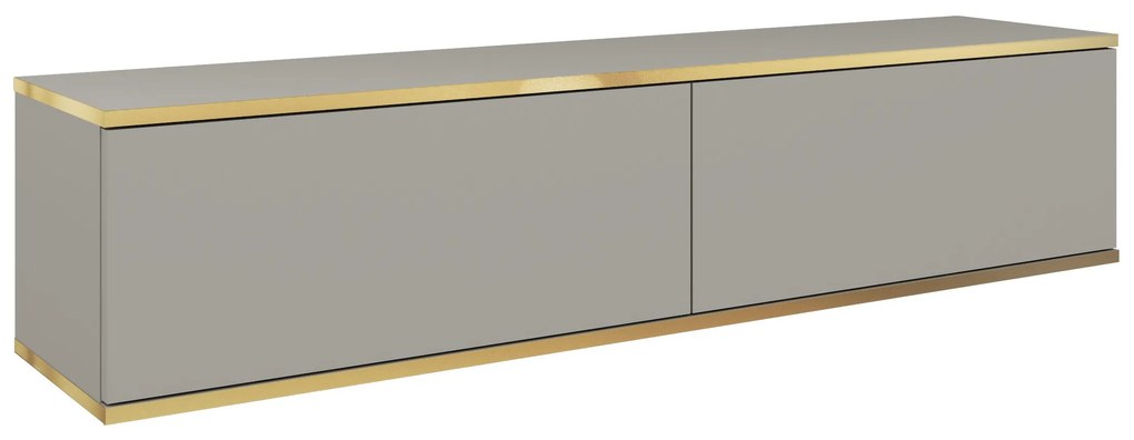 Κρεμαστό έπιπλο τηλεόρασης ORO Γκρι 135x30x32cm