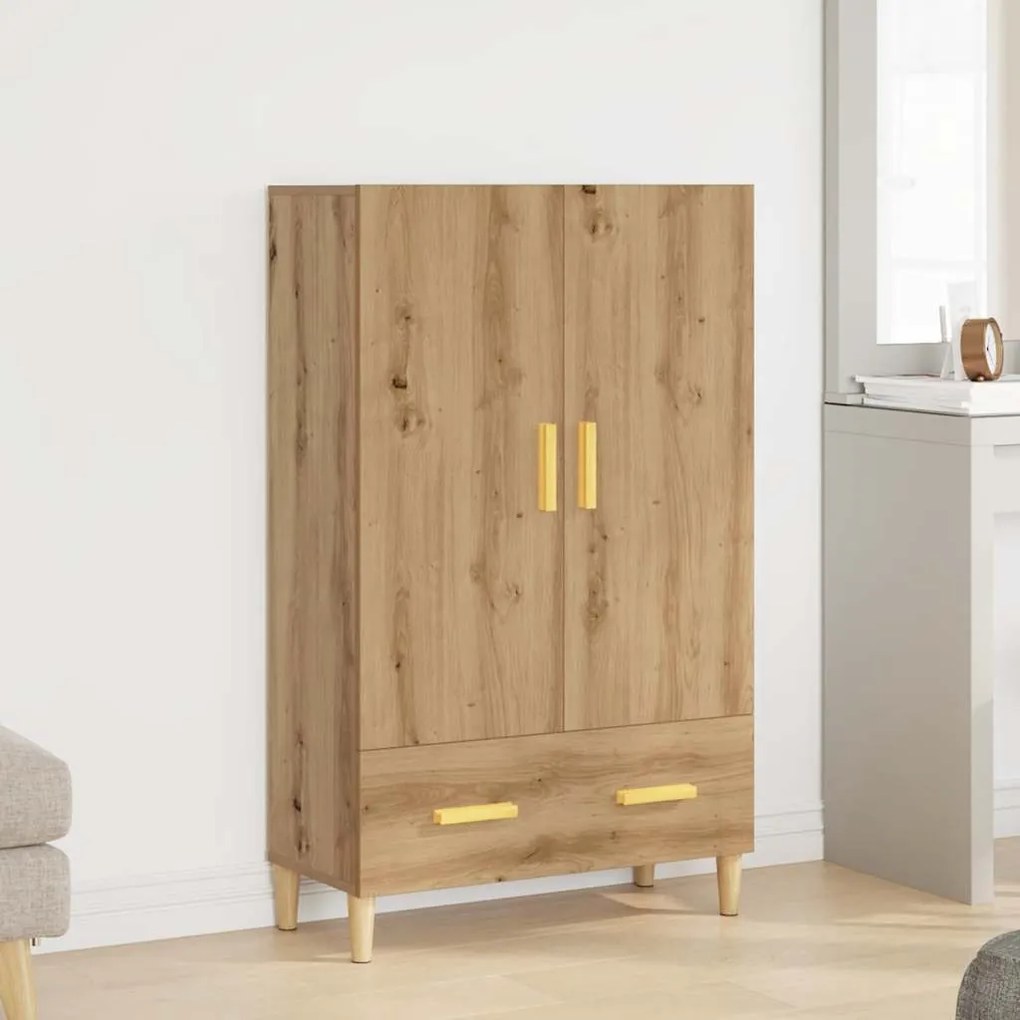 vidaXL Ντουλάπα τεχνίτης Δρυς 70 x 31 x 115 εκ. από Επεξεργασμένο Ξύλο