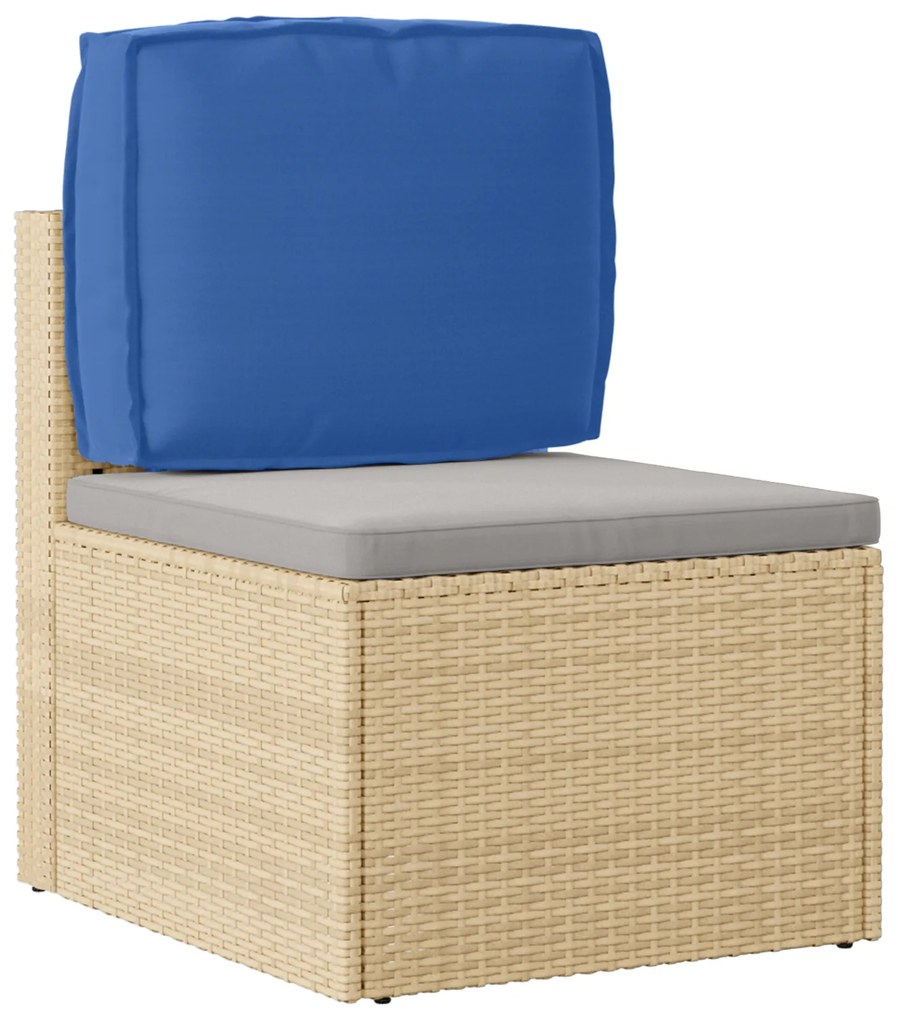 vidaXL Μαξιλάρι παλέτας για πλάτη Μπλε Ρουά 50 x 40 x 12 cm