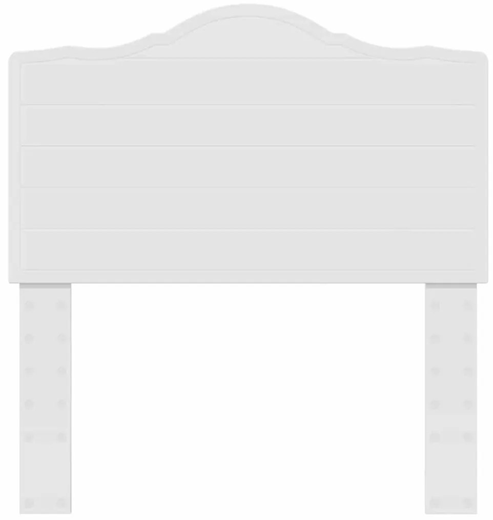 vidaXL Κεφαλάρι με κεφαλάρι Λευκό 100 cm Επεξεργασμένο ξύλο