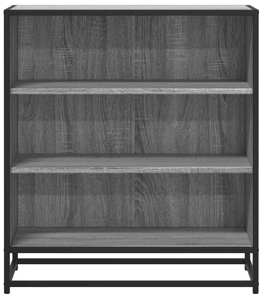 Sideboard Grey Sonoma Κατασκευασμένο ξύλο και μέταλλο - Γκρι sonoma