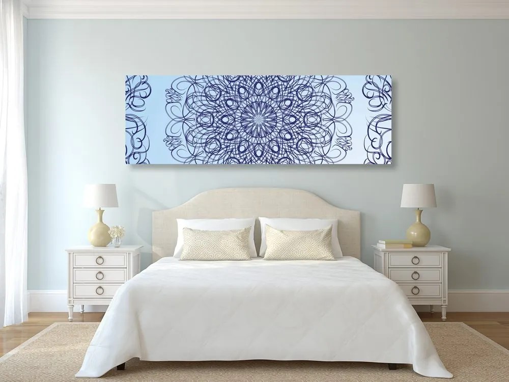 Εικόνα αφηρημένη Floral Mandala - 135x45