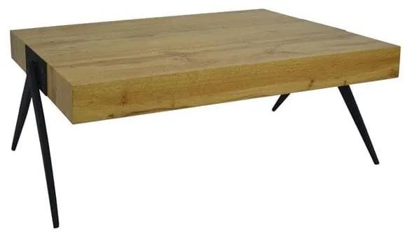 Τραπέζι Σαλονιού Natural HM8539.01 115Χ60Χ42Υεκ. Mdf,Μέταλλο