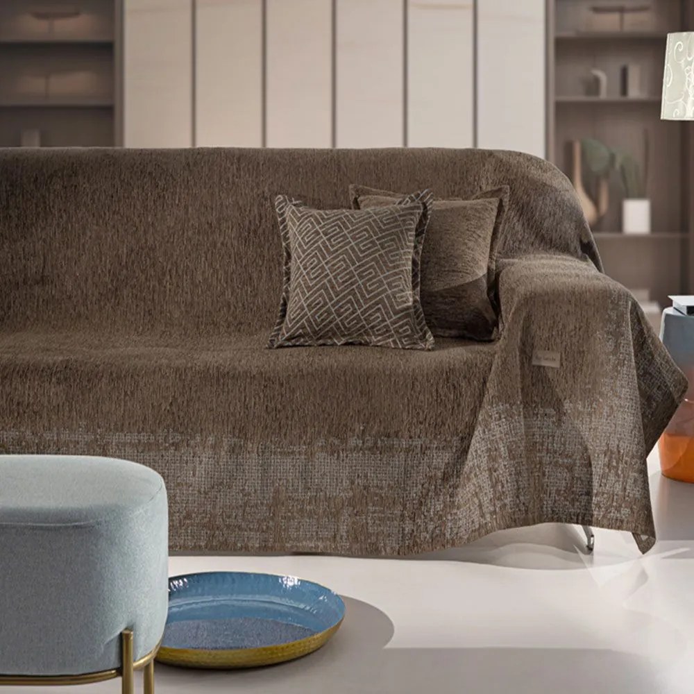 Ριχτάρι Perth Wenge Guy Laroche Διθέσιο 180x250cm Βαμβάκι-Ακρυλικό