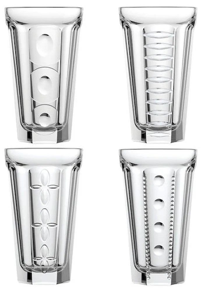 Ποτήρια Νερού Saga (Σετ 4Τμχ) 640101 Φ8,4x14,5cm 340ml Clear La Rochere Glass