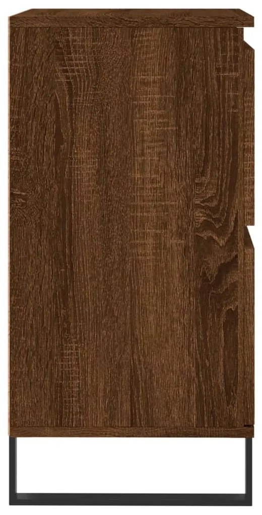 vidaXL Μπουφές Καφέ Δρυς 60x35x70 εκ. από Επεξεργασμένο Ξύλο