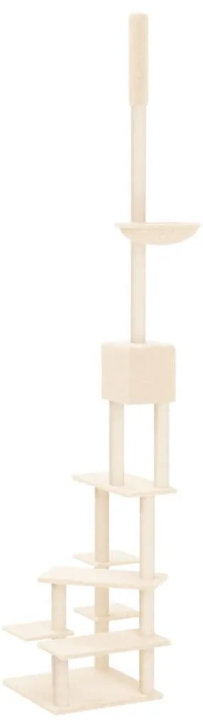 vidaXL Γατόδεντρο Πάτωμα ως Οροφή Κρεμ 268,5 - 294,5 εκ.