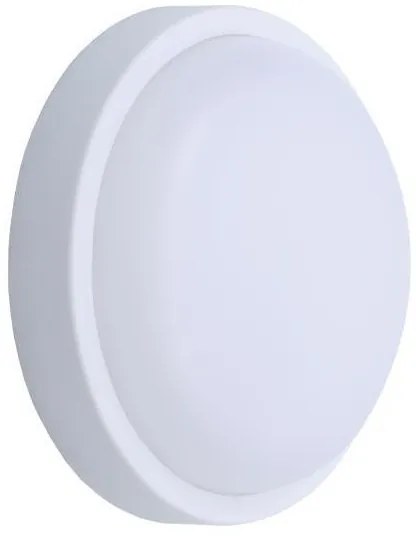Απλίκα Φωτιστικό Τοίχου LED 12W Λευκή PLUS Φ170X50 Eurolamp-145-20014-Λευκό 145-20014