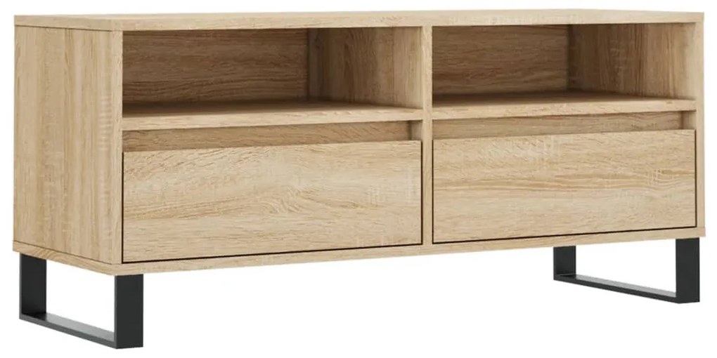 vidaXL Έπιπλο Τηλεόρασης Sonoma Δρυς 100 x 34,5 x 44,5 εκ. Επεξ. Ξύλο