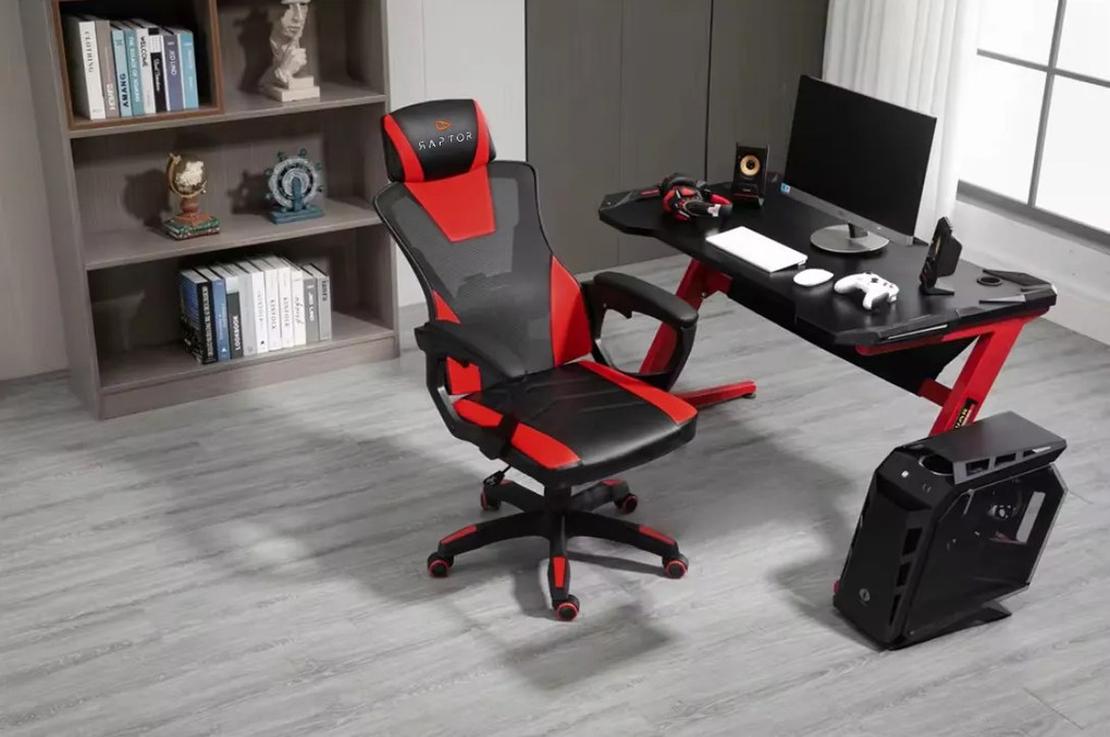 Καρέκλα Gaming Raptor Ace-Leuko