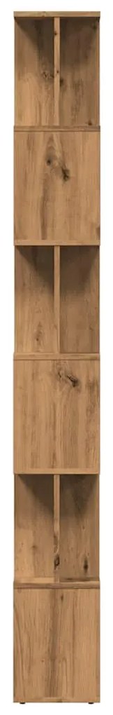 vidaXL Ντουλάπι βιβλίων Artisan Oak 80x24x192 cm Κατασκευασμένο ξύλο