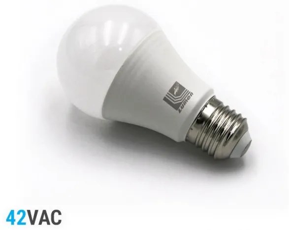 Λάμπα LED Αχλάδι Ε27 12W 42VAC Θερμό 3000Κ 13-27251200 Lumen 13-27251200