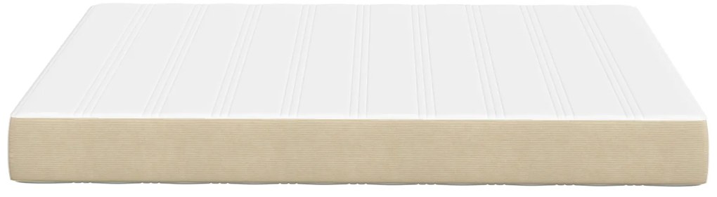 vidaXL Ματράκι με Ελατήρια Pocket, Ανοιχτό Πράσινο-Γκρι, Μεσαίο, 160x200x20 εκ, Υφασμάτινο