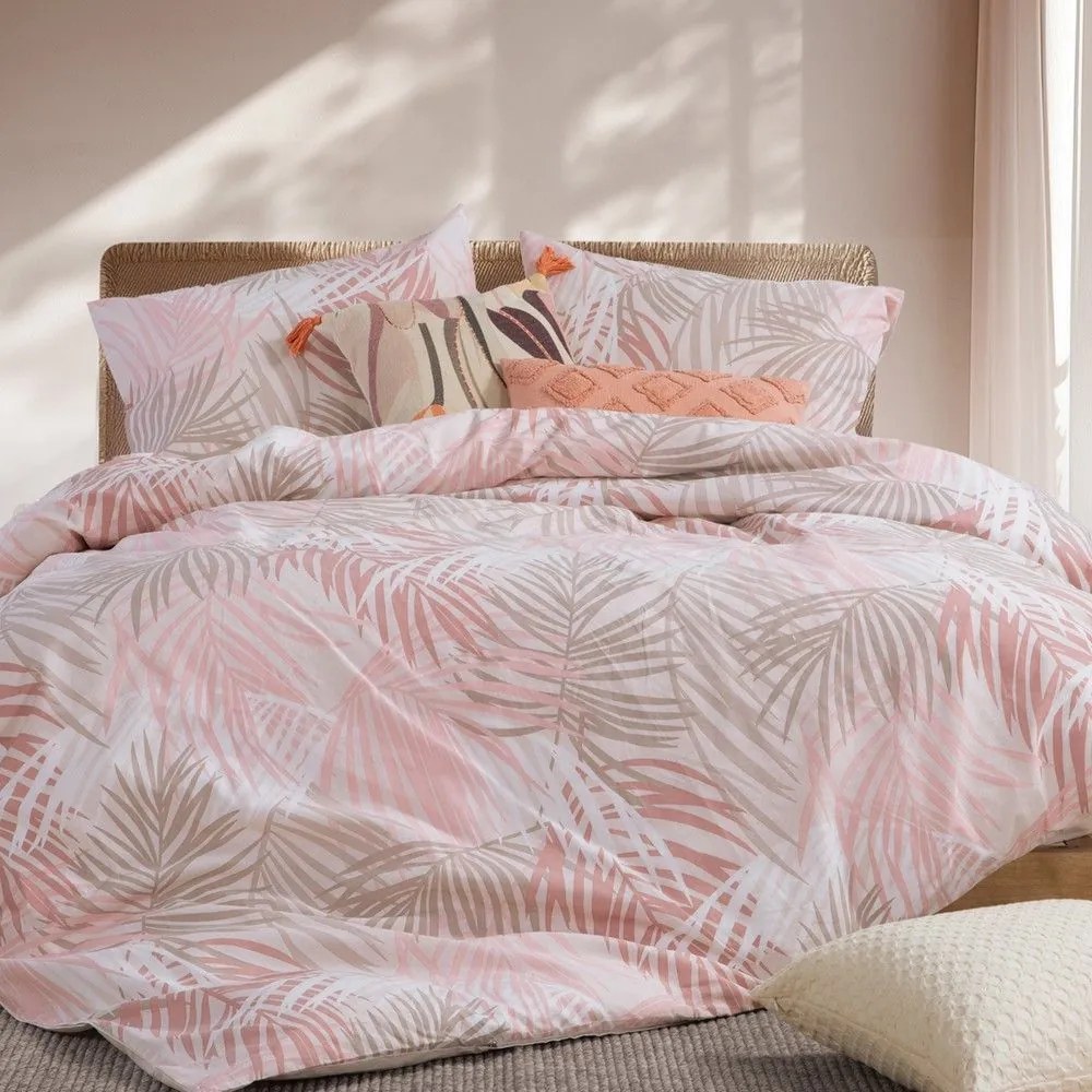 Σεντόνια Amazon 25 Με Λάστιχο (Σετ 4τμχ) Peach Nef-Nef Homeware Υπέρδιπλo 160x235cm 100% Βαμβάκι