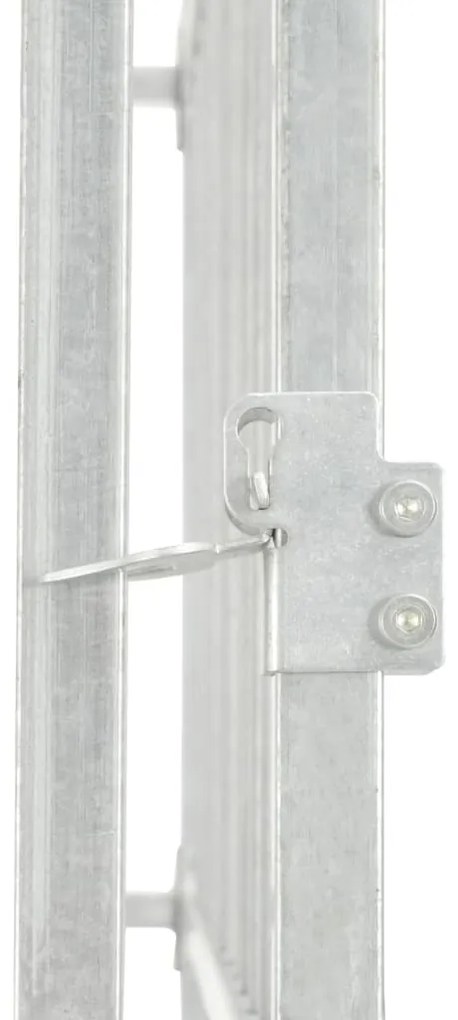 vidaXL Κλουβί Σκύλου Εξωτερικού Χώρου 450 x 150 x 200 εκ. με Στέγαστρο
