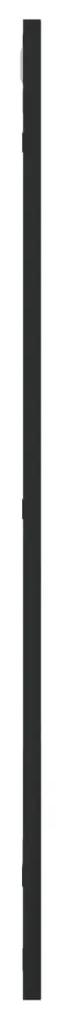 vidaXL Καθρέφτης Ορθογώνιος Μαύρος 50 x 80 εκ. από Σίδερο