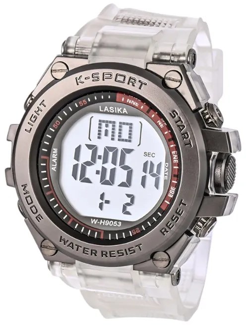 Ψηφιακό ρολόι χειρός - LS9053 - Lasika - 817346 - White/Grey-817346_wgr