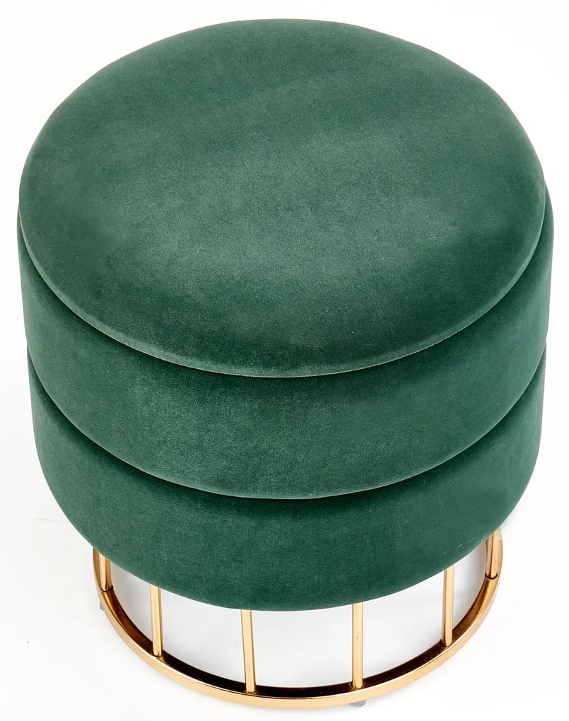 MINTY stool, color: dark green DIOMMI V-CH-MINTY-PUFA-C.ZIELONY