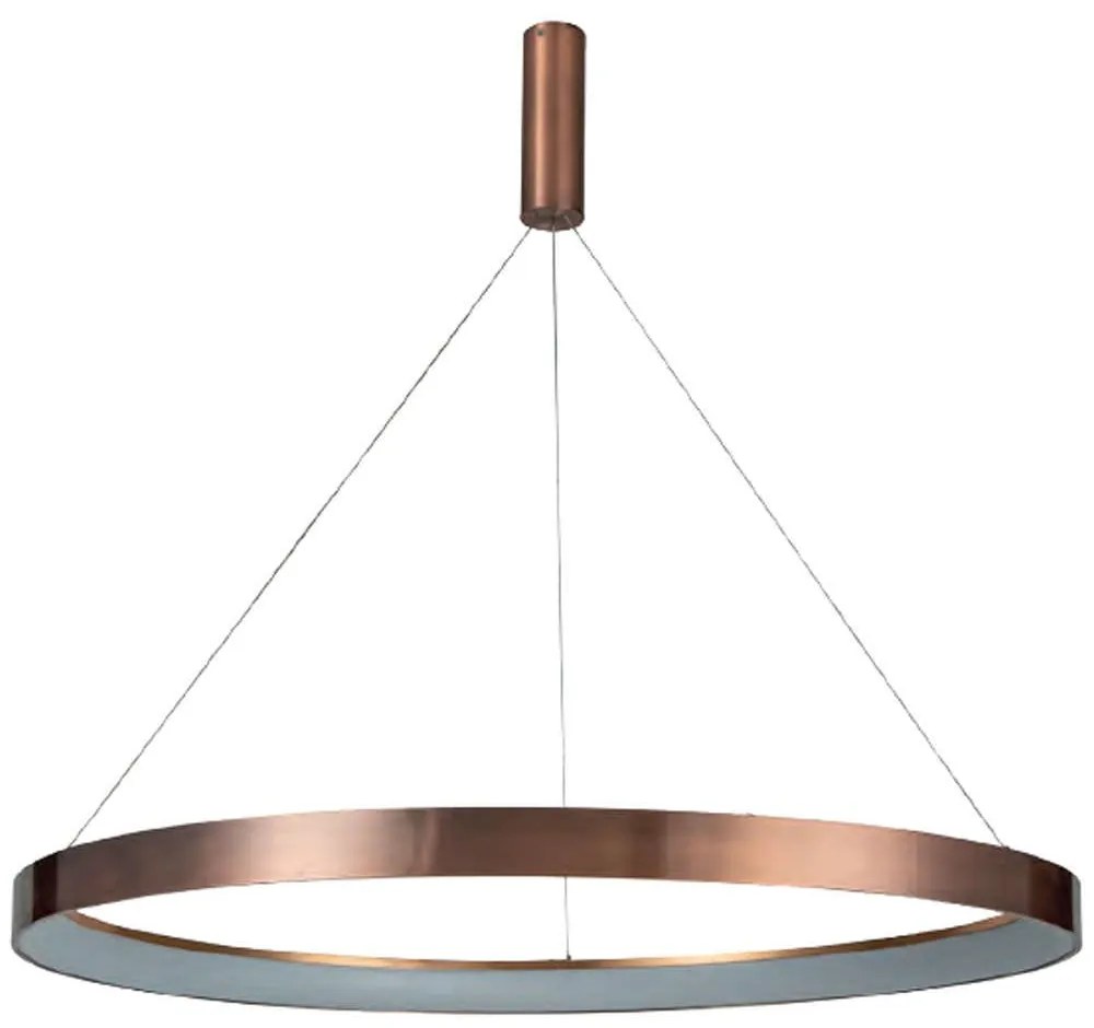 Φωτιστικό Οροφής 77-8152 Led 100cm Amaya Copper Homelighting Aluminum,Acrylic
