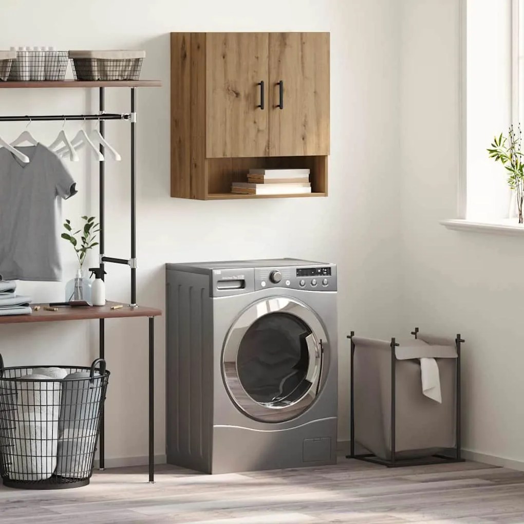 vidaXL Ντουλάπα Τοίχου artisan δρυς 60 x 31 x 70 εκ Επεξεργασμένο ξύλο