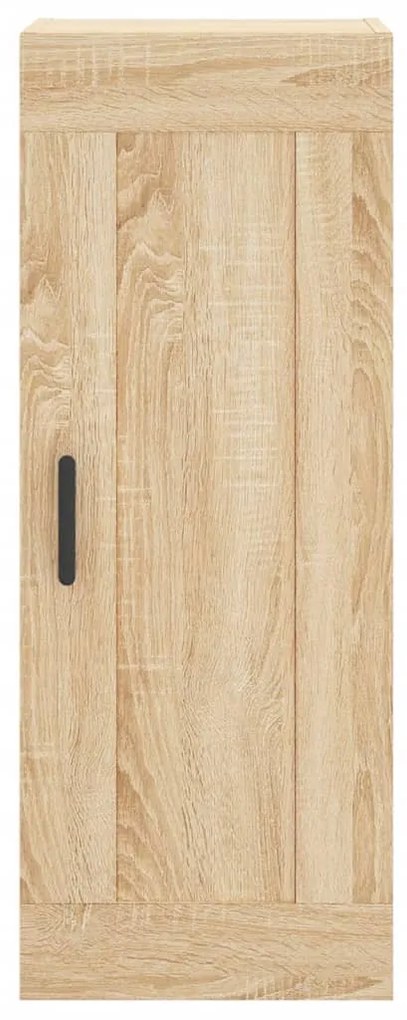 vidaXL Μπουφές Sonoma δρυς 34,5 x 34 x 180 εκ. από Επεξεργασμένο Ξύλο