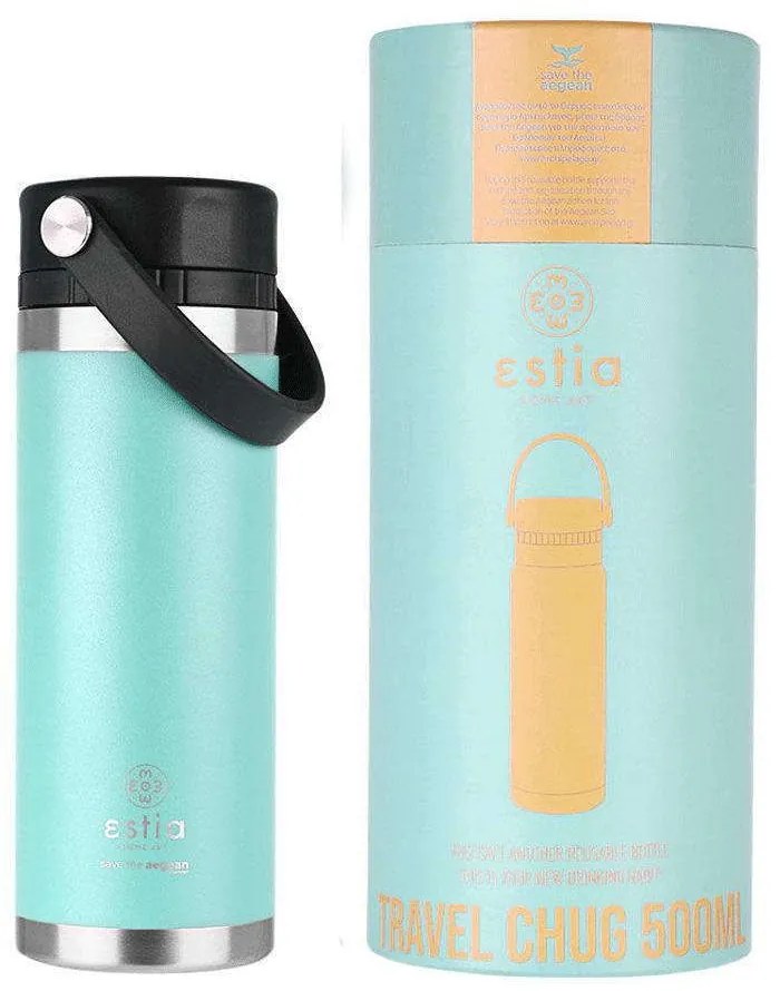 Θερμός Save The Aegean 01-17750 500ml Bermuda Green Estia