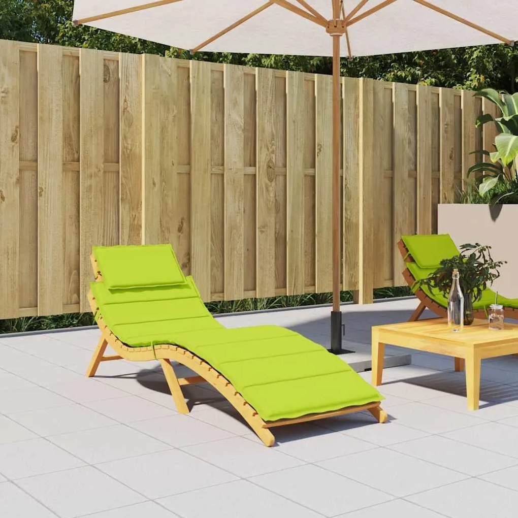 vidaXL Μαξιλάρι Ξαπλώστρας Αν. Πράσινο 186x58x4 εκ. από Ύφασμα Oxford