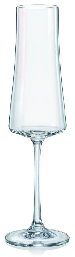 Ποτήρι Κολωνάτο Σαμπάνιας 210ml XTRA - Crystalex - 6 ΤΜΧ